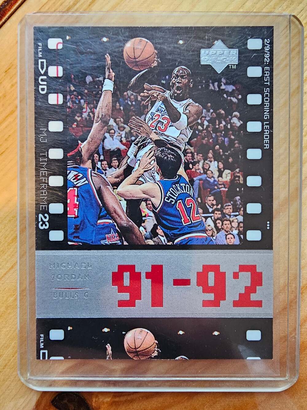 Michael Jordan 1998 Upper Deck Timeframe 23 #58 - Chicago Bulls - 91-92 - NBA